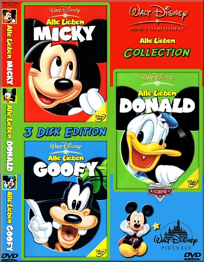 Alle lieben Mickey/Donald/Goofy (3er-Set DVD) - Walt Disney Zeichentrickfilme