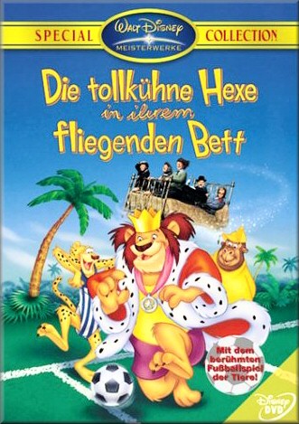 Die tollkhne Hexe in ihrem fliegenden Bett - Walt Disney Zeichentrickfilme